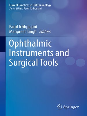cover image of Ophthalmic Instruments and Surgical Tools